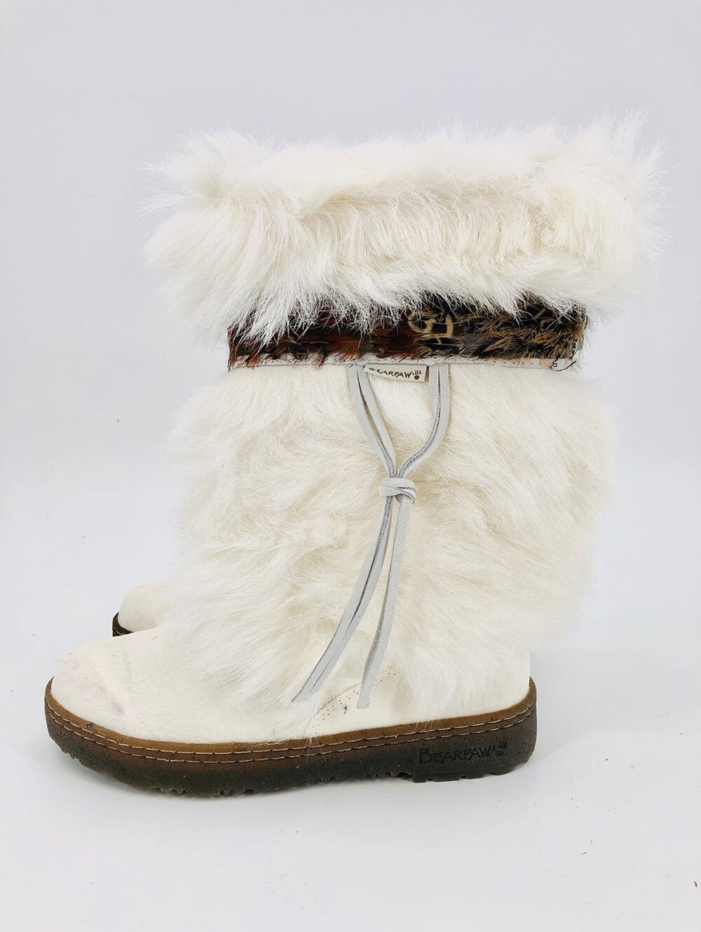 BEARPAW Genuine Goat Fur Boots 8